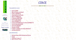 Desktop Screenshot of circe.univ-fcomte.fr