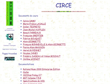 Tablet Screenshot of circe.univ-fcomte.fr