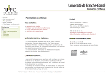 Tablet Screenshot of formation-continue.univ-fcomte.fr