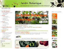 Tablet Screenshot of jardin-botanique.univ-fcomte.fr