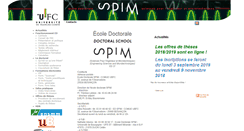 Desktop Screenshot of ed-spim.univ-fcomte.fr