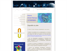 Tablet Screenshot of chimie-theorique.univ-fcomte.fr