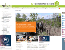 Tablet Screenshot of iut-bm.univ-fcomte.fr