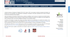 Desktop Screenshot of ista.univ-fcomte.fr