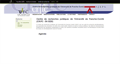 Desktop Screenshot of crjfc.univ-fcomte.fr