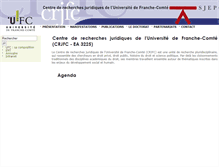 Tablet Screenshot of crjfc.univ-fcomte.fr